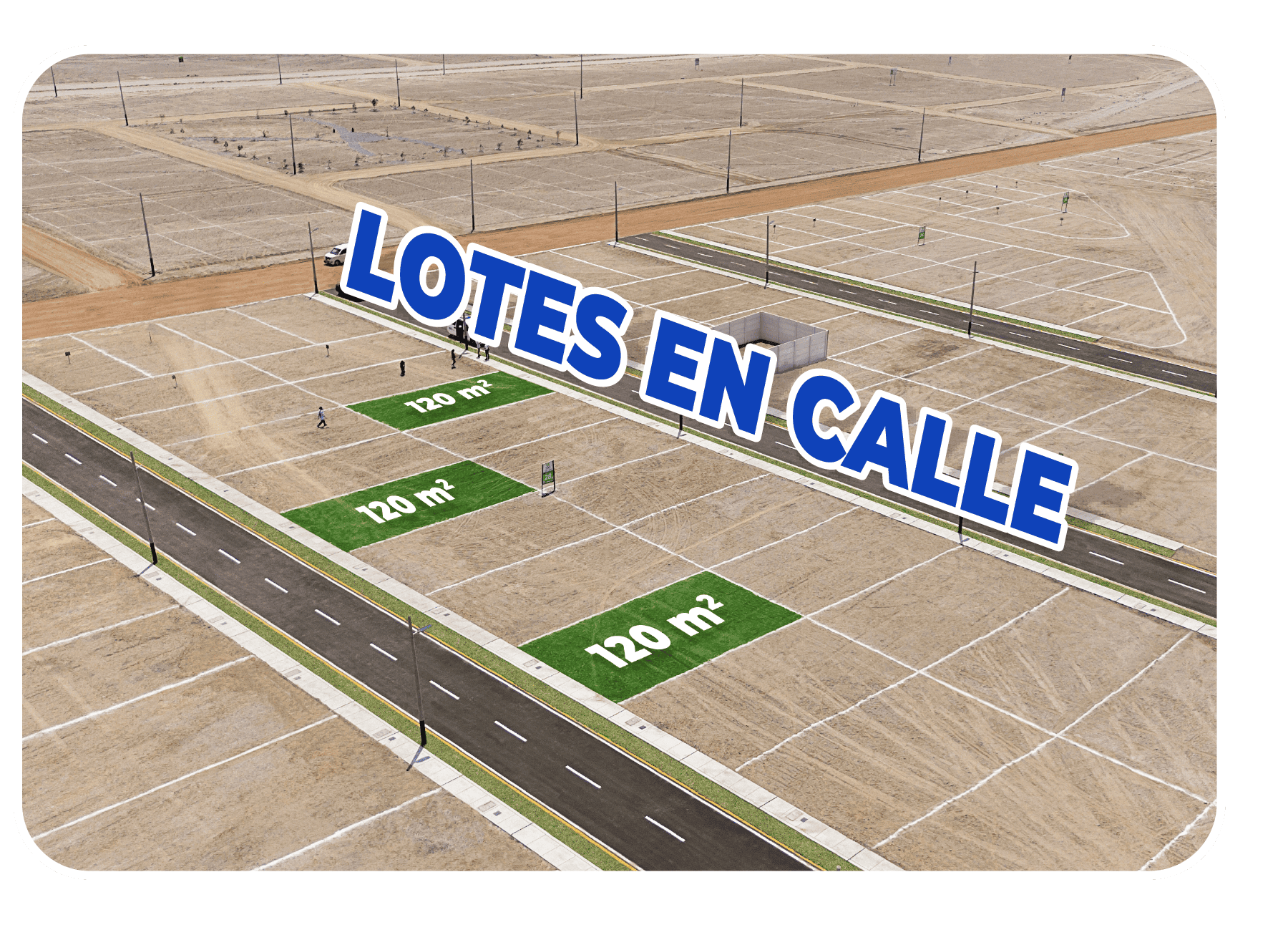 Plano Lotes en Calle - Guaral Village