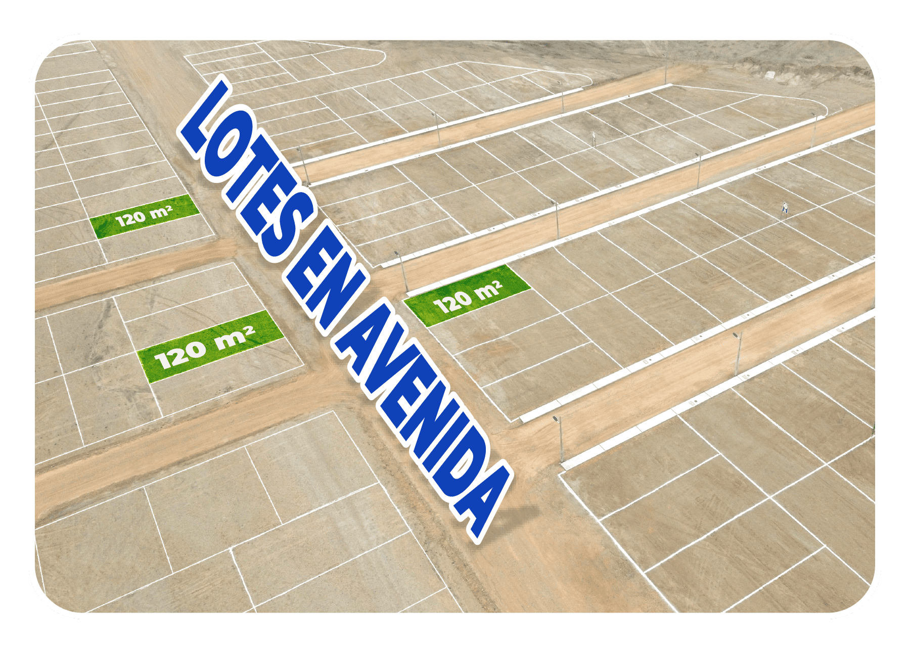 Plano Lotes en Avenida - Guaral Village